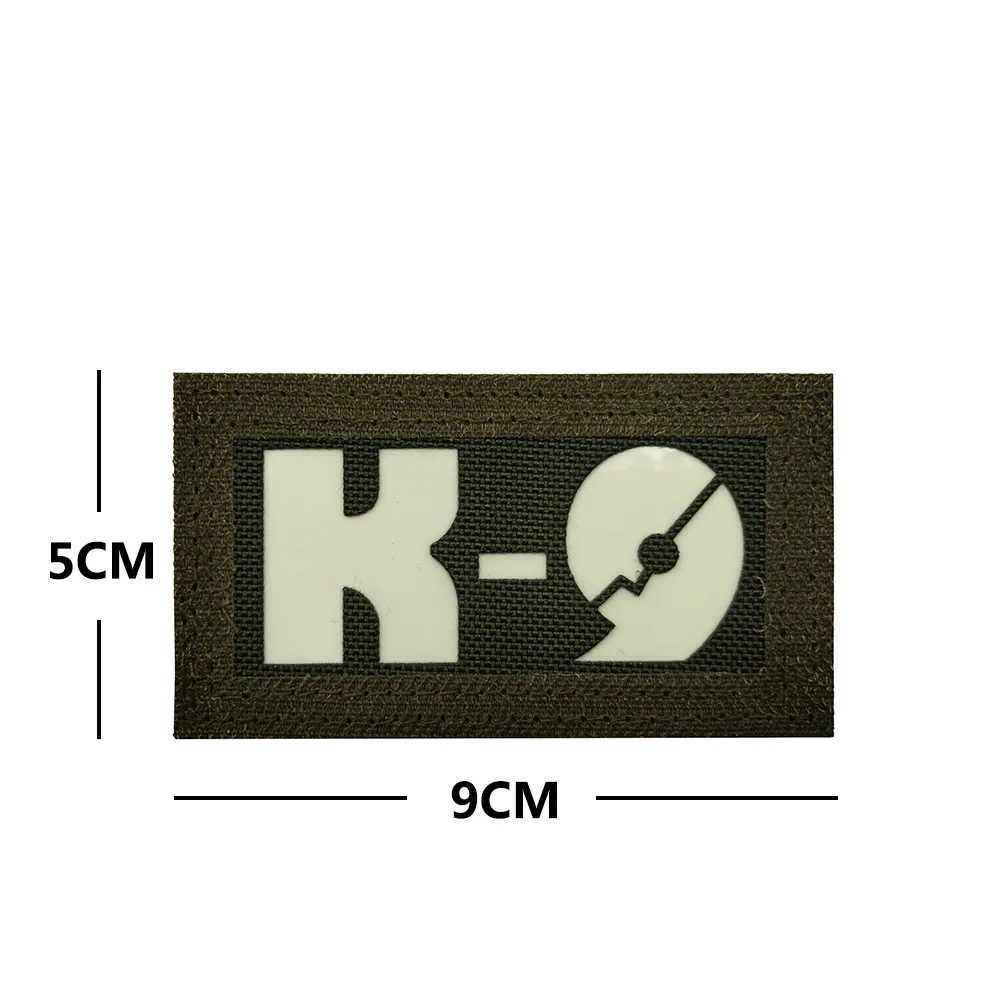 Нашивки с американским флагом K9 блоки синей линией для обучения собаки США