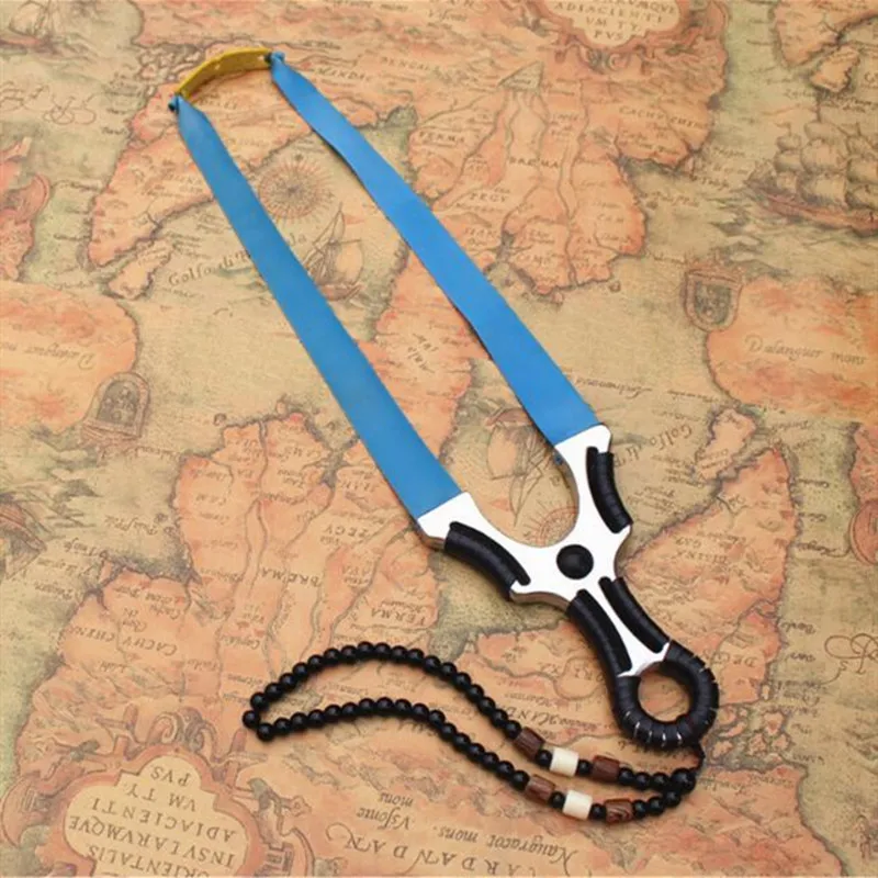 

Slingshot Catapult Hunting Stainless steel Slingshort rubber band Tubing Outdoor Shooting Game Powerful Target Shooting Bow