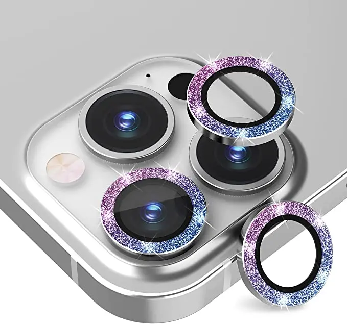 

Anti Reflection Light Protective Camera Lens For iPhone 11 12 13 Mini Pro Max Dust Proof Eagle Eye Plastic Flash Diamond Sticker