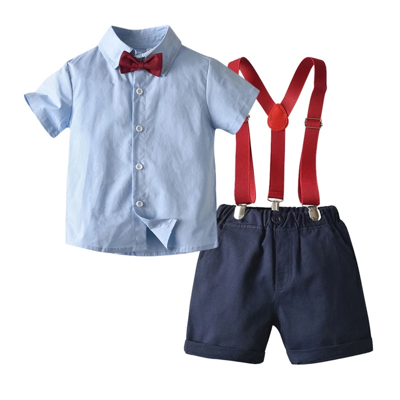 Детская одежда комплект летней одежды для мальчиков модная Новый стиль От 1 до 6