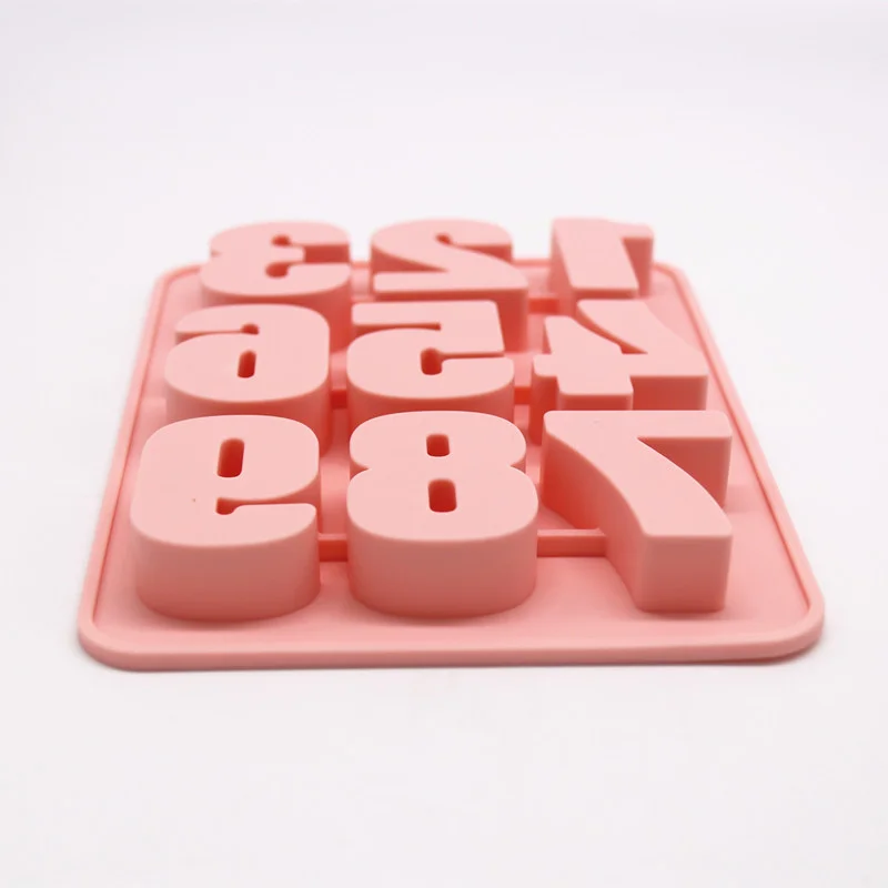1-9 цифр силиконовая форма для выпечки День рождения торт свеча может сделать мыло