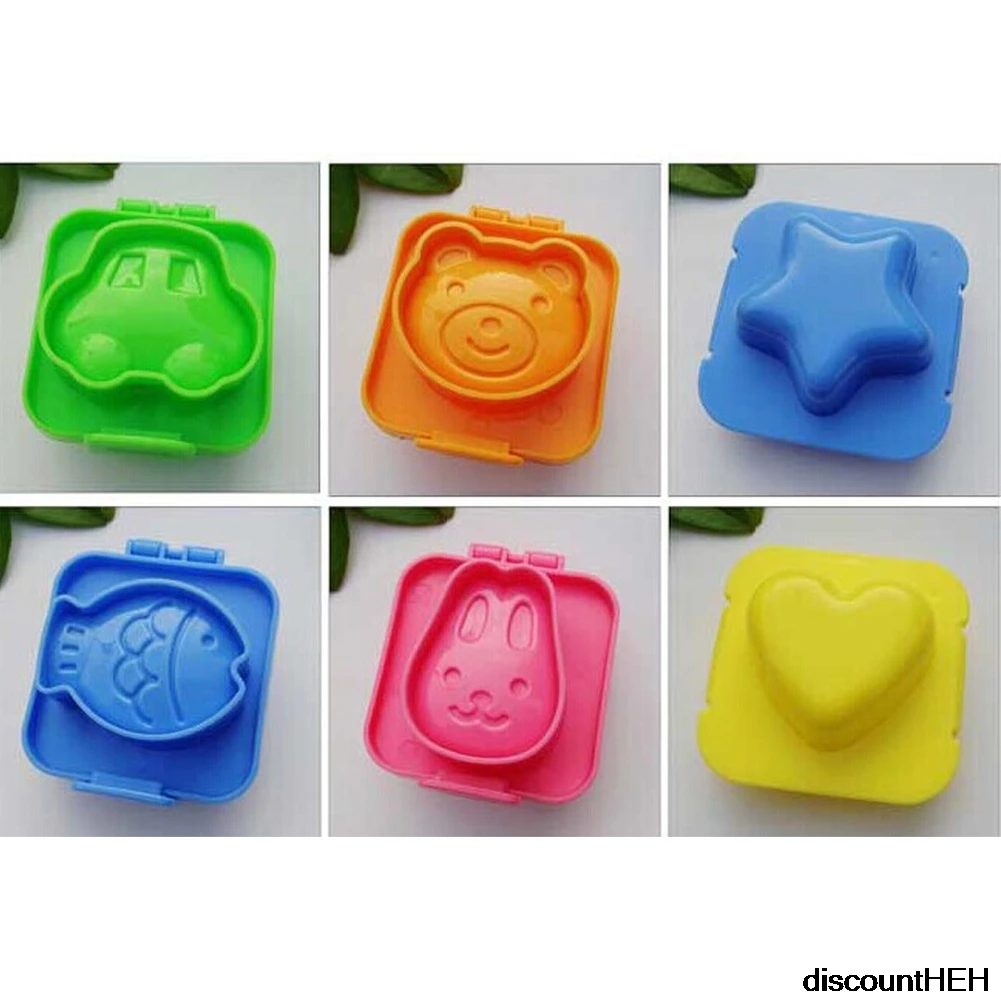 1 шт.! Новая форма для вареных яиц милый мультфильм 3D яйцо кольцо бенто
