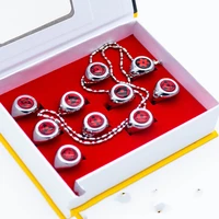 anime cosplay ring set akatsuki itachi ring for women men metal finger jewelry accessories cool best friend child gift wholesale