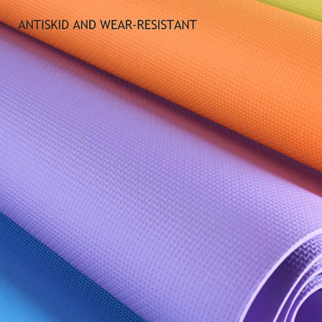 

4MM EVA Thick Durable Yoga Mat Non-slip Exercise Fitness Pad Mat Indoor Portable Sports Weight Loss Fitness Mats Yoga Esteras