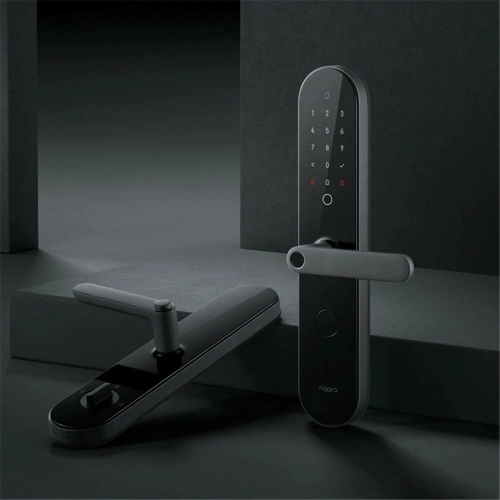 Умный дверной замок Aqara N100 отпечаток пальца Bluetooth разблокировка паролем работает