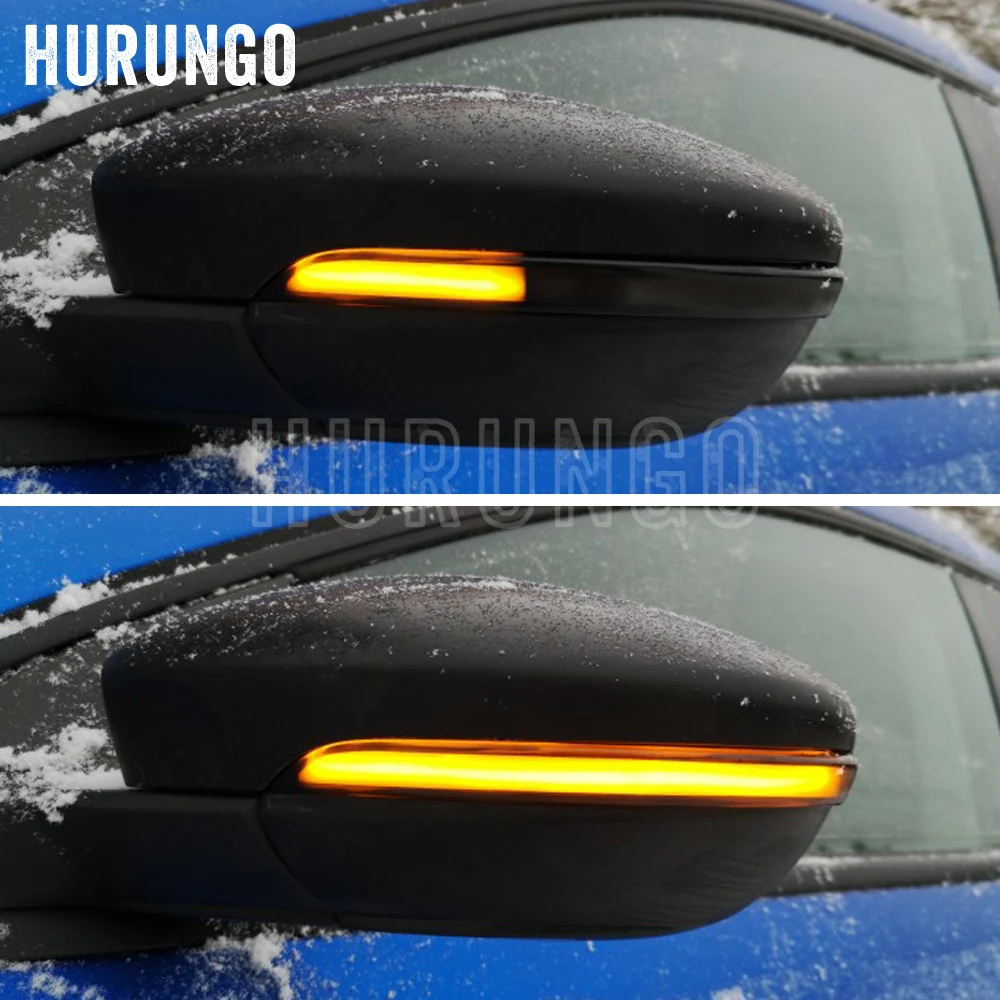 

Светодиодный динамический поворотник для Volkswagen VW Polo MK5 6R 6C 2009 2010 2011 2012 2013-2017, боковое зеркало, Световой индикатор