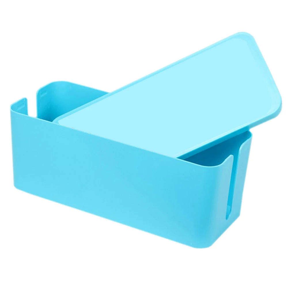 

Пластиковая коробка для хранения проводов Кабельный менеджер Органайзер коробка силовой линии хранения Чехлы распределительная коробка п...