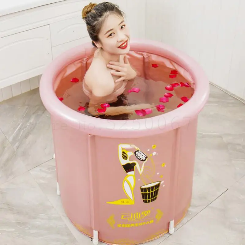 Отопление фумигация сауна хан Паровая Ванна ведро Складное ванное Надувное для
