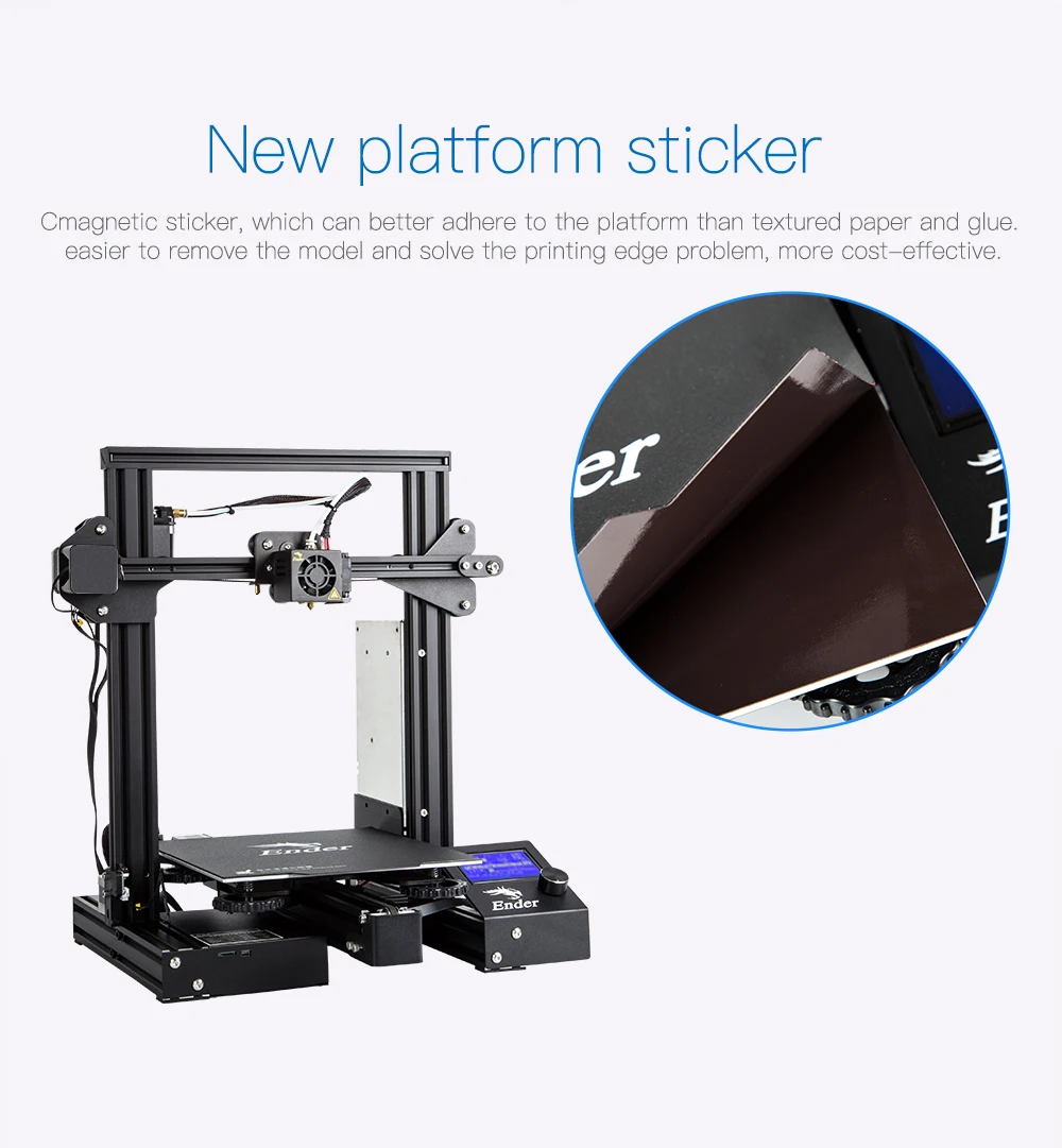CREALITY 3d принтер Ender-3 PRO v-слот Prusa I3 с открытым исходным кодом принтер полностью металлический алюминиевый быстрая сборка для домашнего и школьного использования