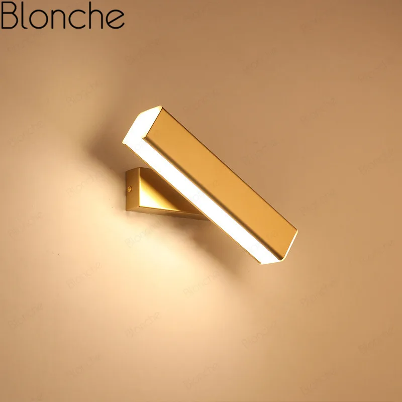 Современный Вращающийся настенный светодиодный светильник освещение для