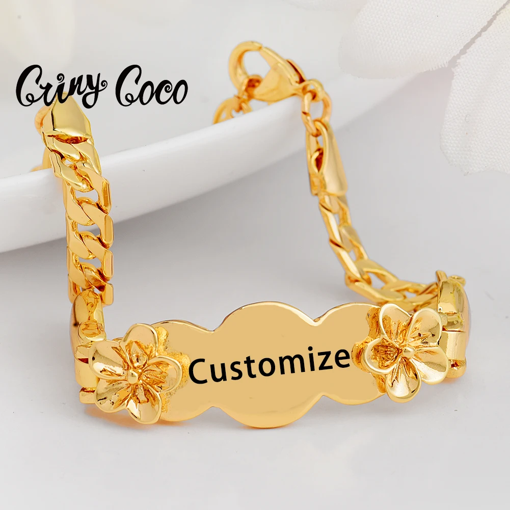Cring Коко 2021 новый дизайн имя браслеты по индивидуальному заказу буквы Гуам в