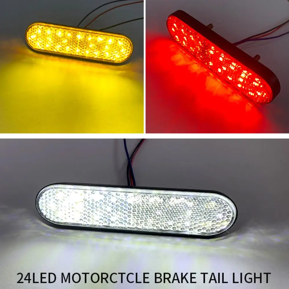 Прямоугольные светодиодные отражатели стоп сигнала для универсального