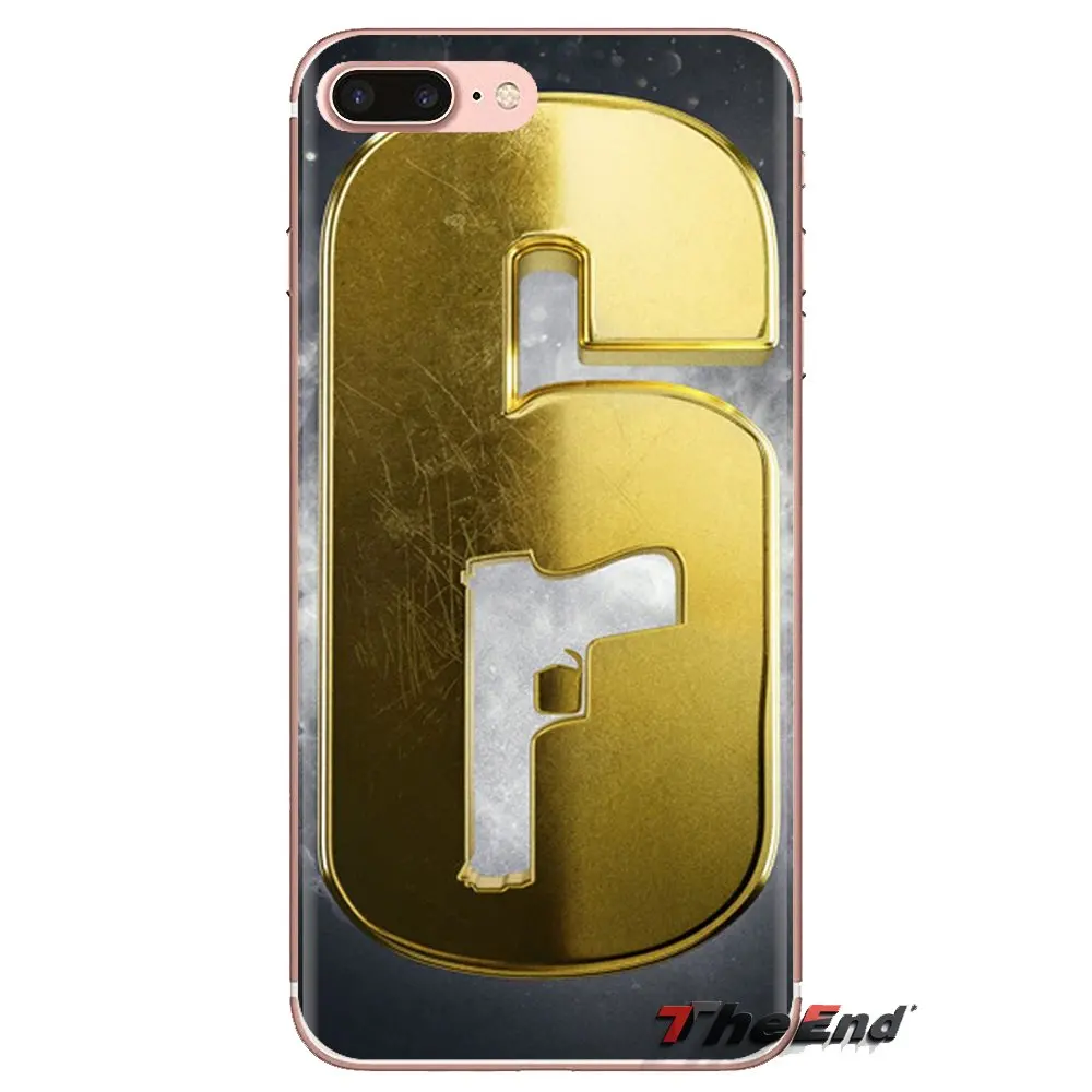 Мягкий чехол из ТПУ Rainbow Six Siege operation для iPhone XS Max XR X 4 4s 5 5S 5C SE 6 6S 7 8 Plus samsung Galaxy J1 J3 J5 J7 A3
