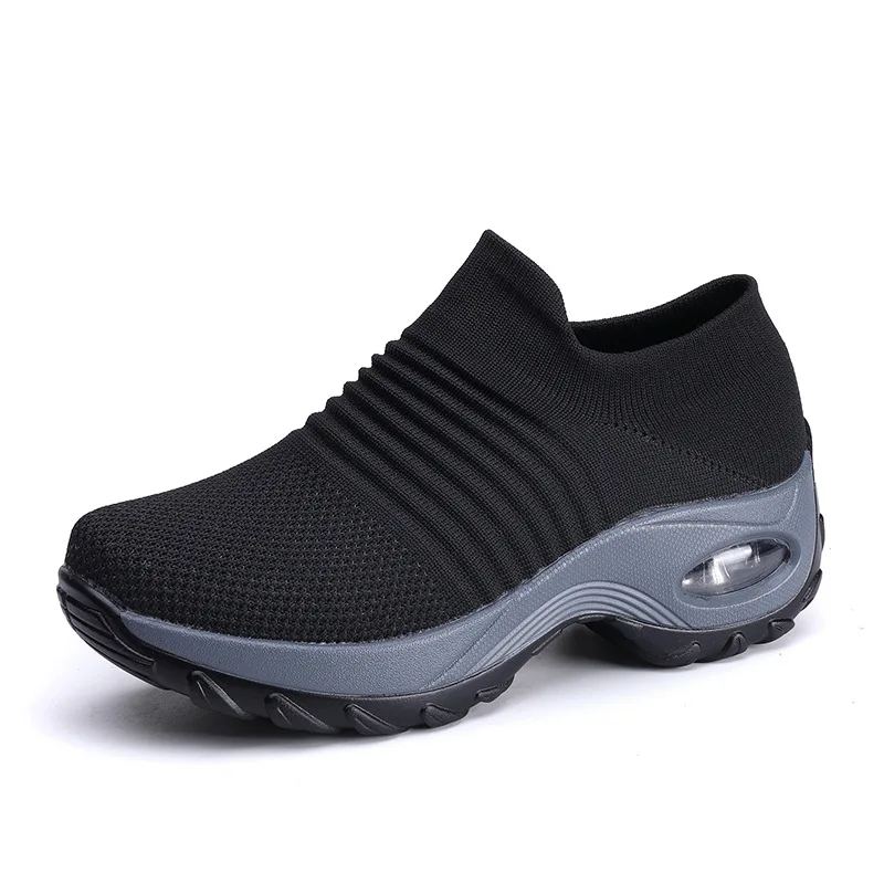 

Pop Mesh Shoes Thick Bottom Platform Shoes Air Cushion Women's Shoes Rocking Shoes 56y7