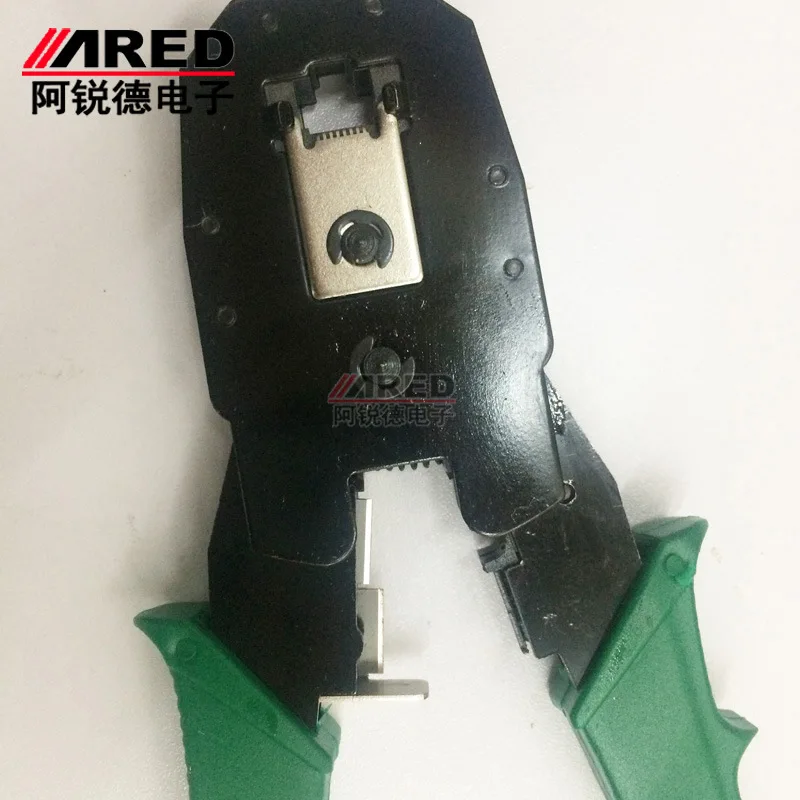 Многофункциональные сетевые плоскогубцы, инструмент 4P RJ11 8P RJ45, плоскогубцы с хрустальной головкой, сетевой инструмент с боковыми резаками для зачистки