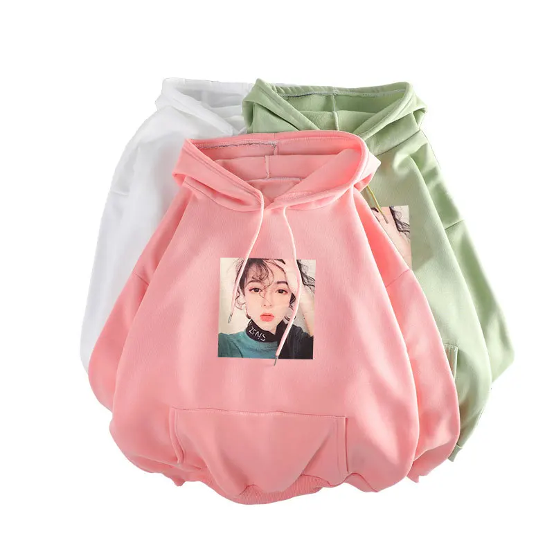 

Real Shot 9066 S Long-sleeved Hooded Alkalgo Green Guard Women's Ins Loose Top Autumn/winter Dress 2019 New Plush