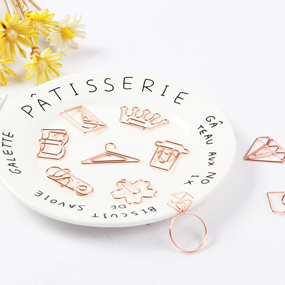 Набор инструментов для скрапбукинга из розового золота 5 шт.|Скребки| |