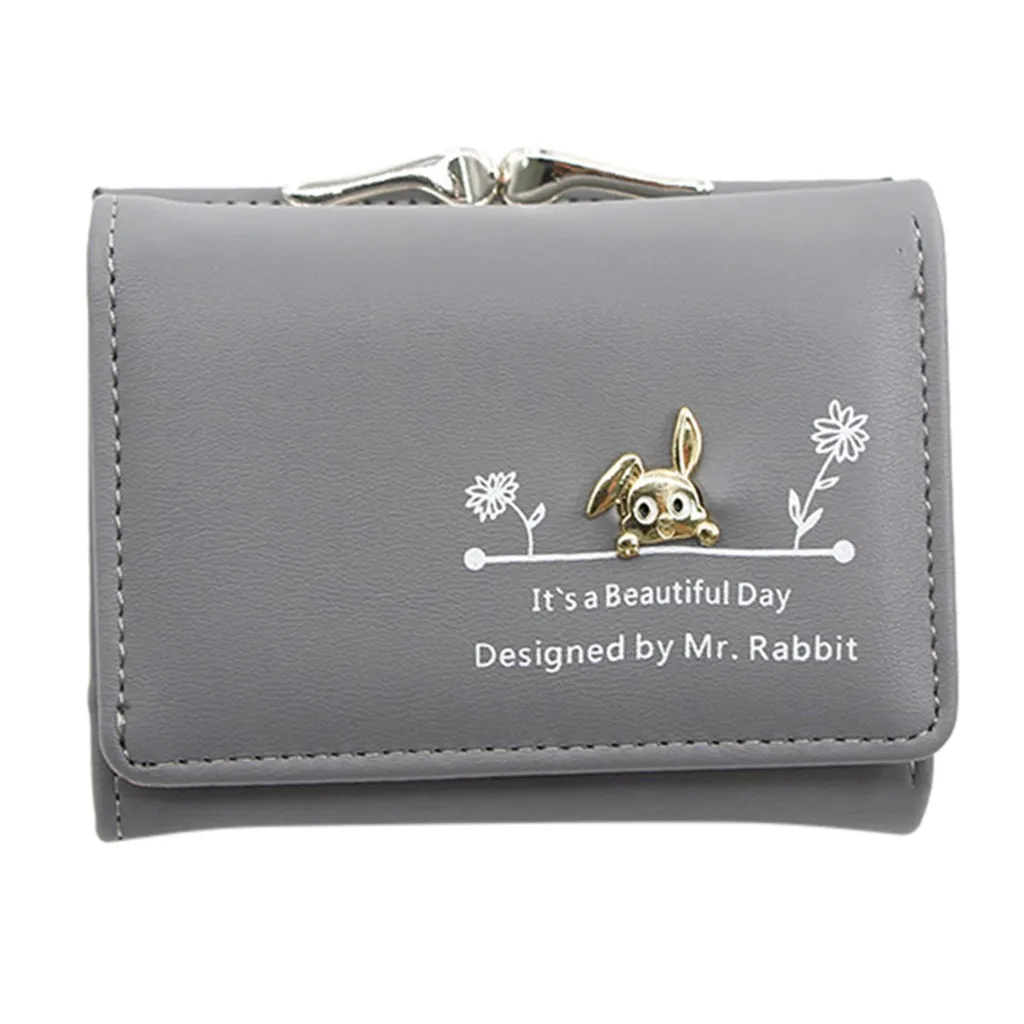 Женские кошельки маленький безопасный кошелек для денег женский короткий