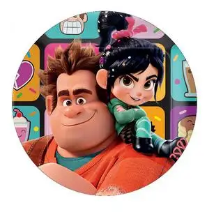 Крушение Это Ральф торт Топпер съедобная бумага Мальчик день рождения партии