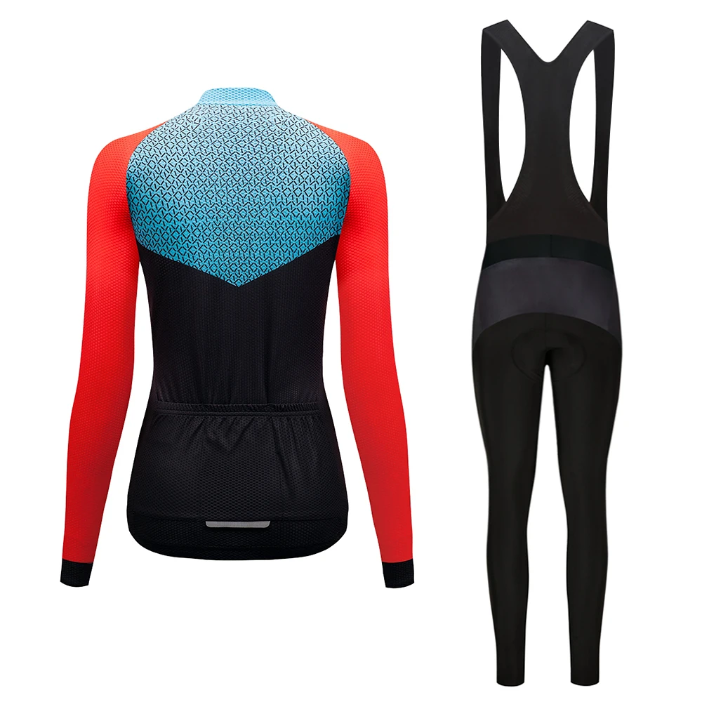 Зимний женский комплект из Джерси для велоспорта термальная флисовая одежда