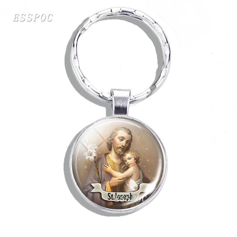 pack of 1 Церковный сувенир св. Майкл брелок St Anthony кулон St Joseph ювелирные изделия святое религиозное христианство католический подарок - Цвет: pack of 1