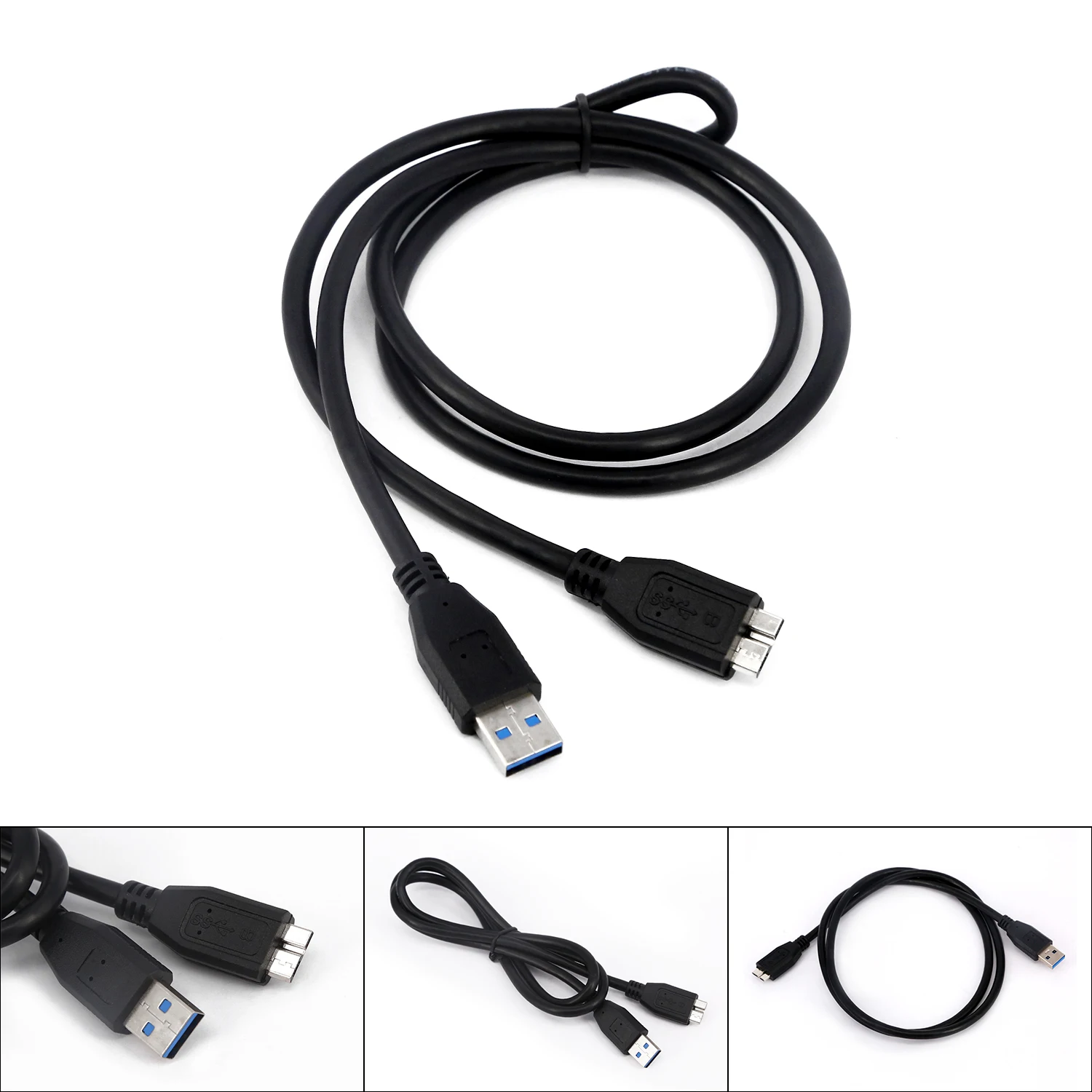 1 м/0 5 м Гибкий Кабель USB 3 0 штекер A к Micro B для жесткого диска Samsung Galaxy PC Seagate WD
