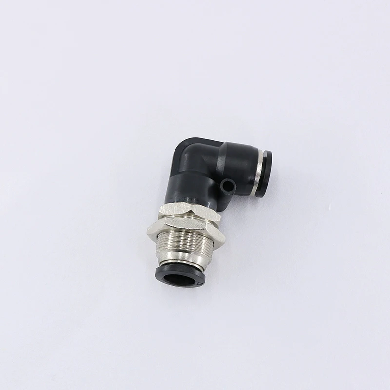 

PLM series for 4/6/8/10/12mm Pneumatic components Bulkhead Union Elbow Quick Connecting Tube Fitting