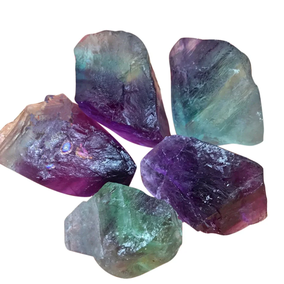 Натуральная флюоритовая Хрустальная полировка камень камни драгоценный