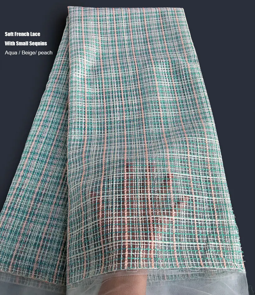 Распродажа 5 ярдов мягкая африканские французские кружева нигерийские Тюль