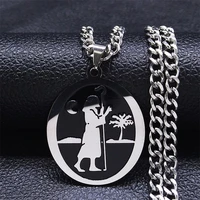egyptian pharaoh stainless steel silver color necklaces womenmen pendant necklace jewelry joyeria acero inoxidable n3276s06