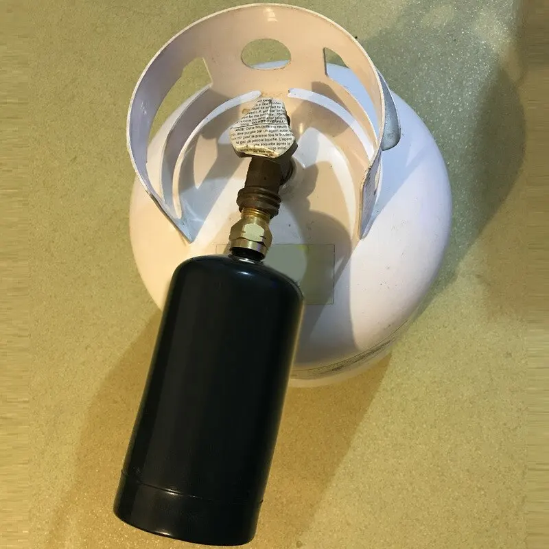 Адаптер для заправки пропана универсальная газовая горелка кемпинга латунная