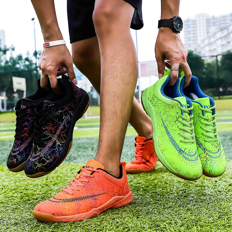 Badminton Shoes Men Professional Training Sport Shoes Breathable Light Sneakers Men Athletic Shoe Anti-Slippery Tennis Sneakers