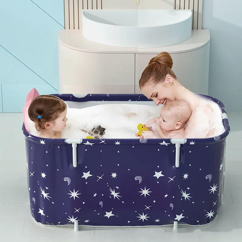 Большая ванна для взрослых Ванна бочка ванны Паровая пластиковая утолщенная