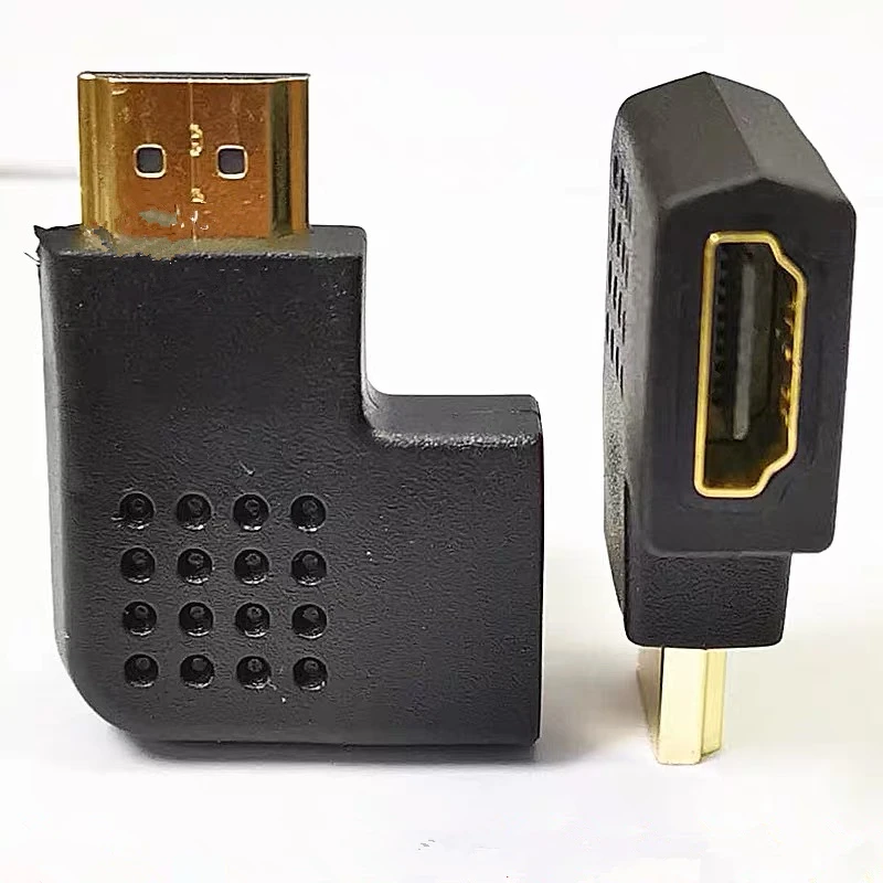 

Для смартфонов HDMI, 90 градусов, правый/левый угол, преобразователь HDMI в HDMI, 4K 3D 1,4, удлинитель HDMI для Roku, PS3, PS4