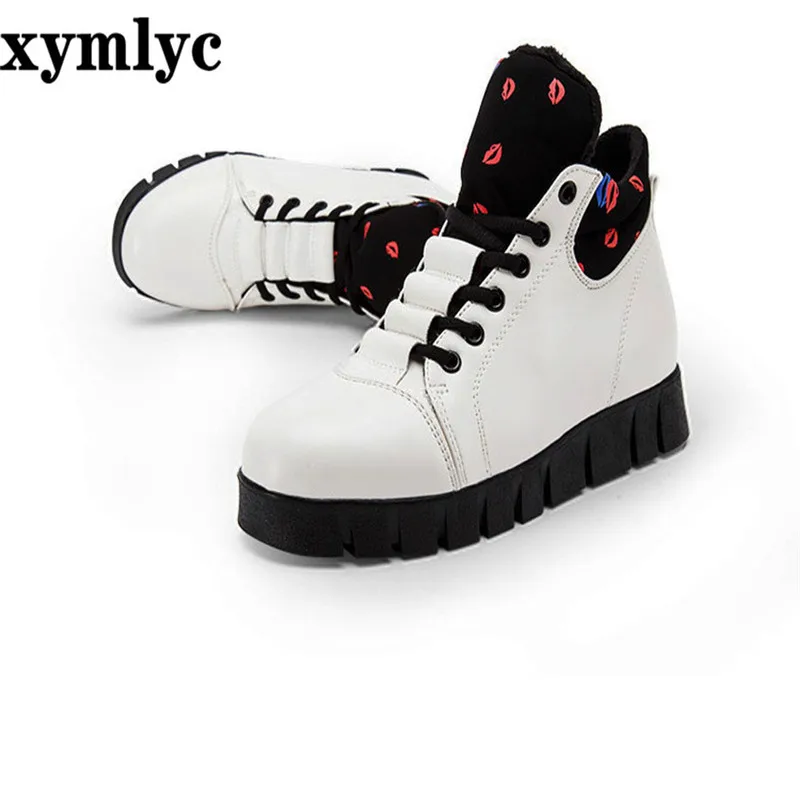 Женские повседневные сапоги для снежной погоды с бархатной подкладкой теплые