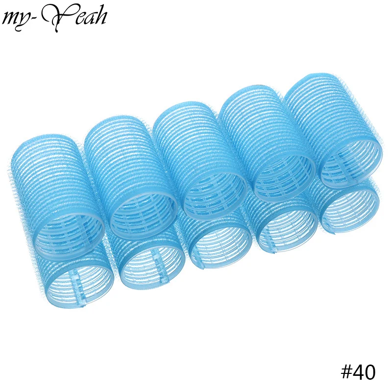 10 шт./лот самоклеящиеся бигуди разных размеров для домашнего использования