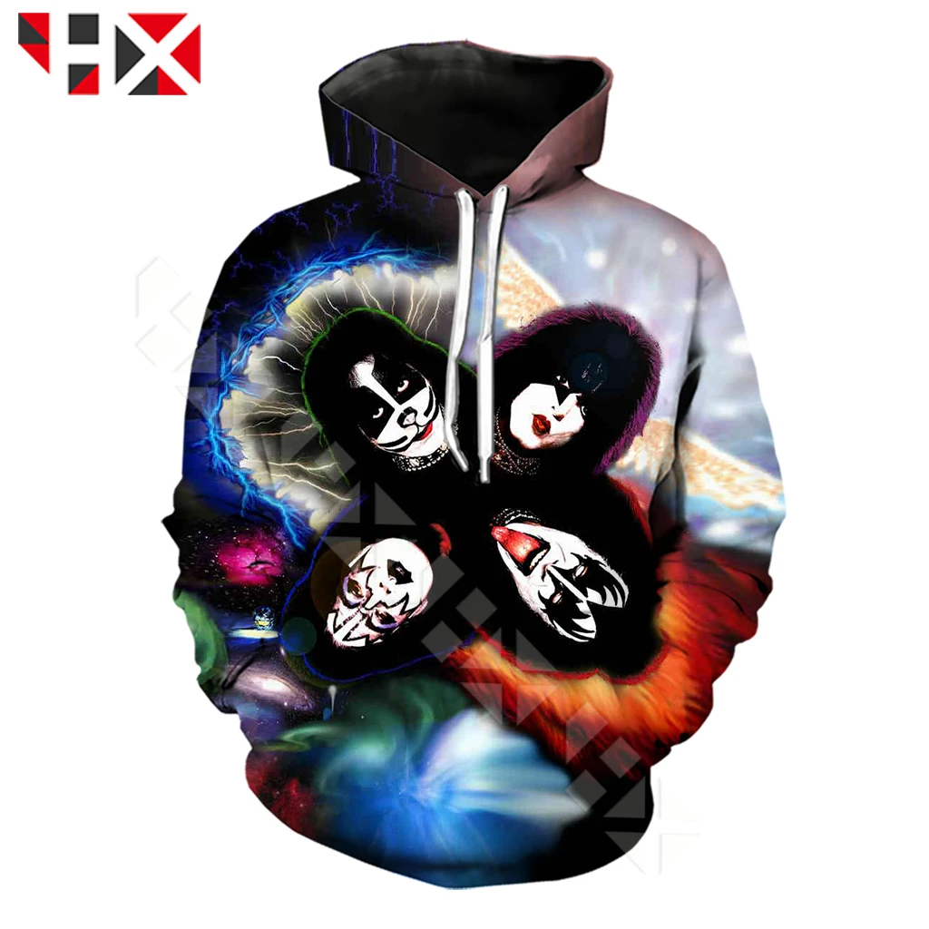 HX летнее худи для мужчин/женщин и мужчин с тяжелым металлом забавная рок группа