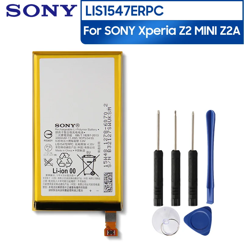 Оригинальный сменный аккумулятор для телефона Sony Xperia Z2 Compact Z2A MINI ZL2 SOL25 D6563 Z2MINI