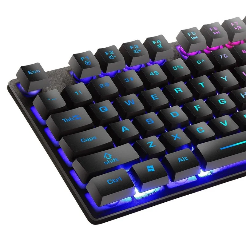 

Luminous Gaming Keyboard and Mouse Set Game Manipulator Feel Typewriter Keybord USB Wired Mice for Laptop Desktop PC Computer