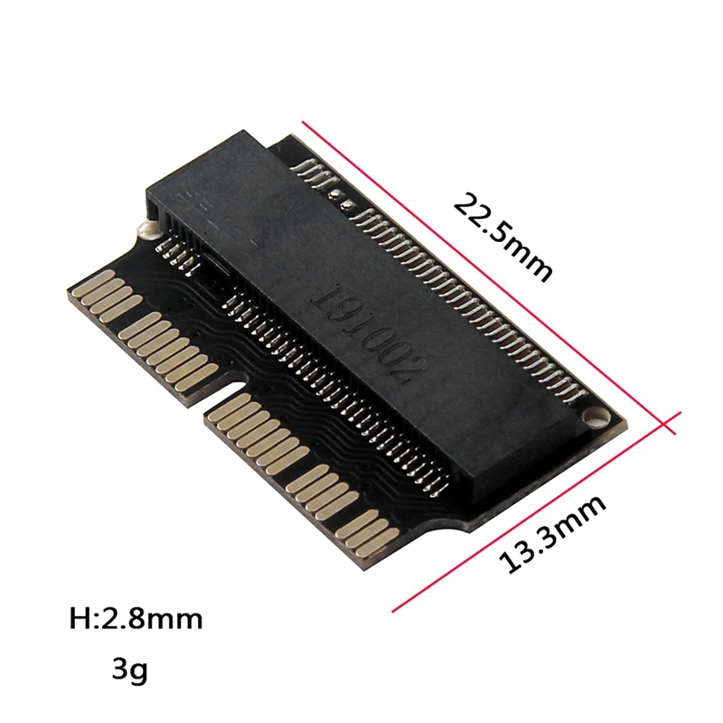 NGFF M.2 NVME SSD адаптер карта для обновления воздуха (2013-2016 год) и Mac PRO (конец 2013-2015 года)