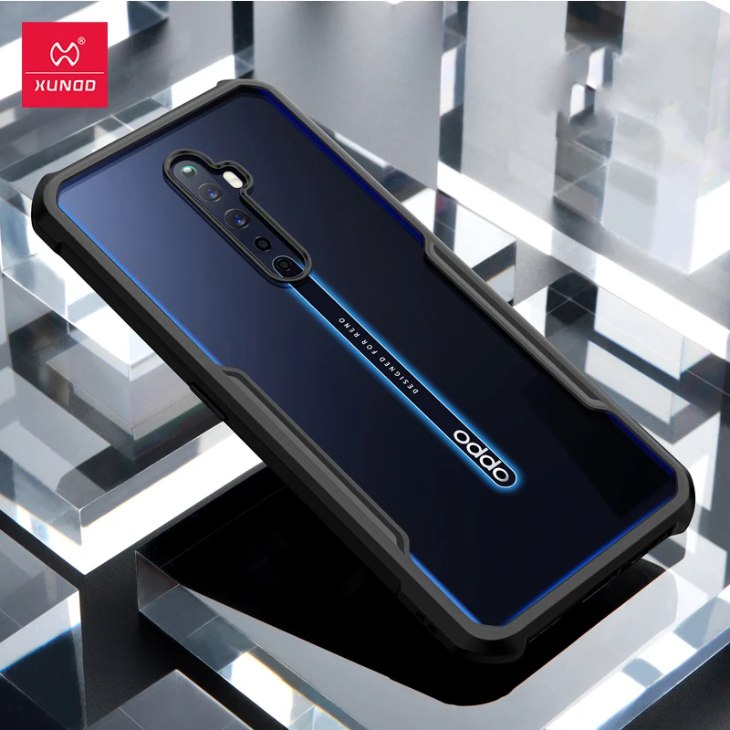 XUNDD чехол для Oppo Reno2 Z противоударный Защитная Подушка безопасности телефона Прозрачный чехол|Бамперы| |