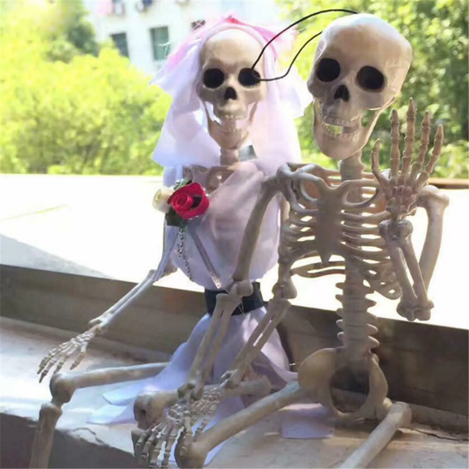 

Реквизит для Хэллоуина скелет в натуральный размер, украшение для вечеринки, модель человеческой анатомии, украшение для дома