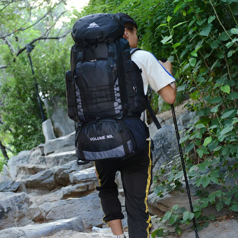 

90L Military Tactical Mountaineering Waterproof Backpack Men Hiking Bags Unisex Climbing Backpacks Camping Travel Bag For Men