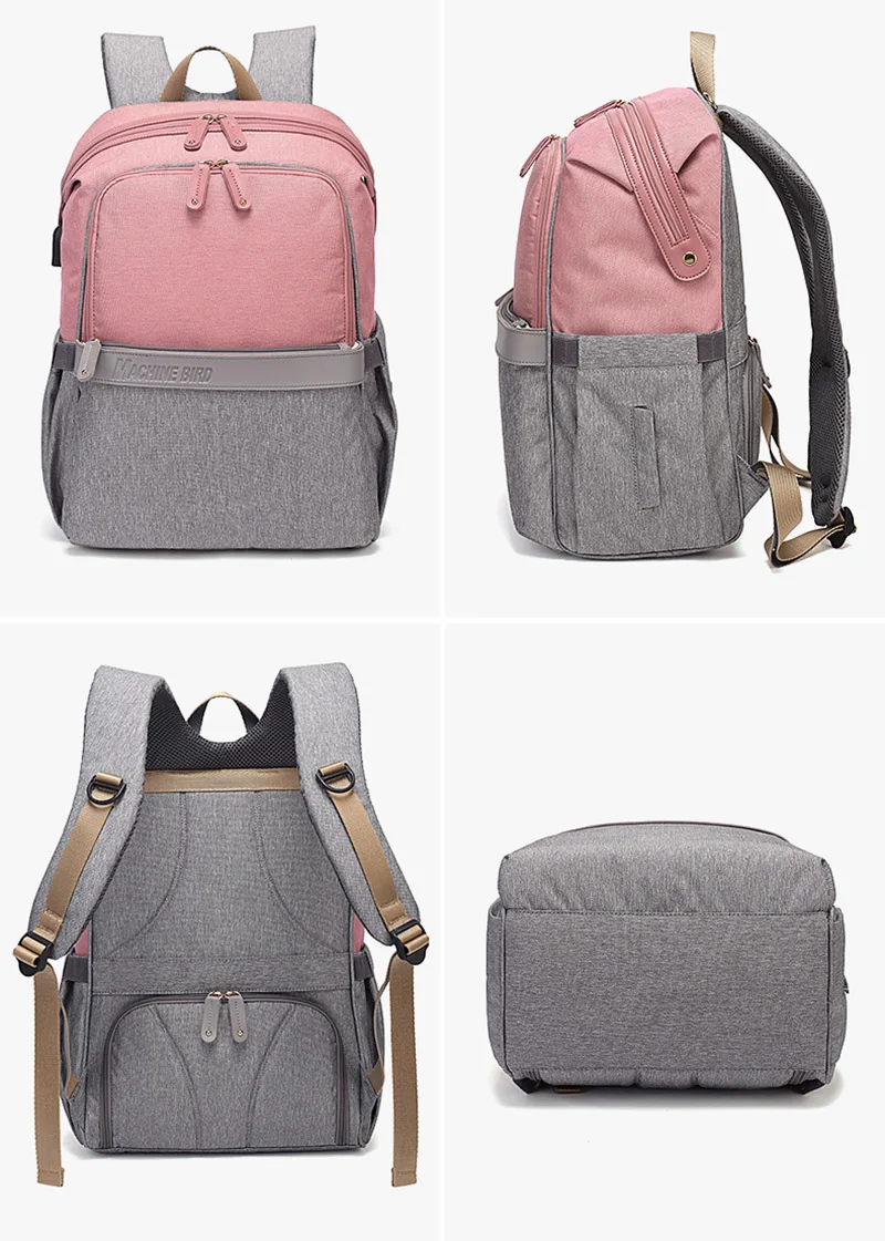 

Fashion Mummy Maternity Nappy Bag Brand Large Capacity Baby Bag Travel Backpack Designer Nursing Bag for Baby Care