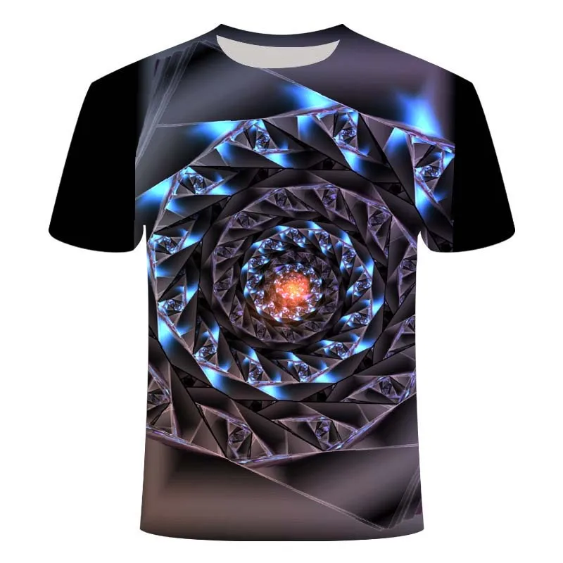 

In 2021, the new hot-selling T-shirt creative vertigo sports short-sleeved men's T-shirt, sports fashion for both men