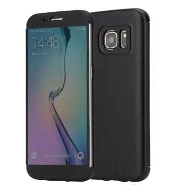 Black Чехол для телефона samsung Galaxy S8 Rock Dr. v с полным окном, умный флип-чехол из ТПУ+ поликарбоната, чехол для телефона Galaxy S9, Fundas - Цвет: Black