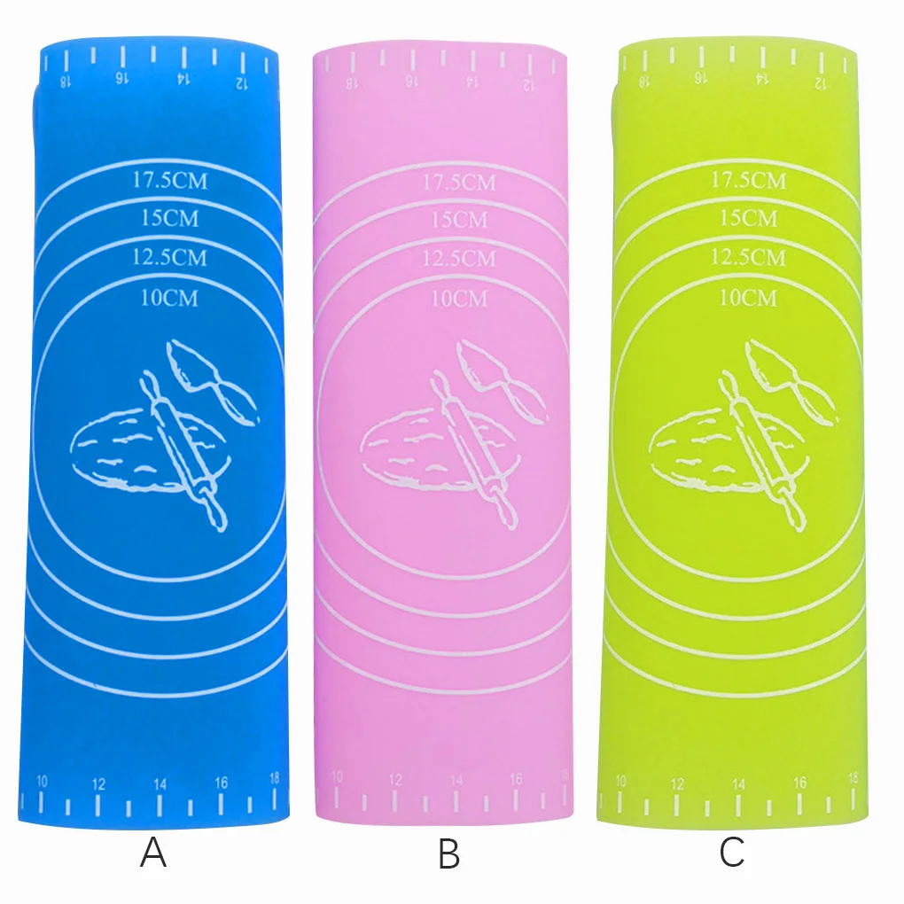 1 шт. антипригарный силиконовый коврик для раскатки теста подкладка кондитерских