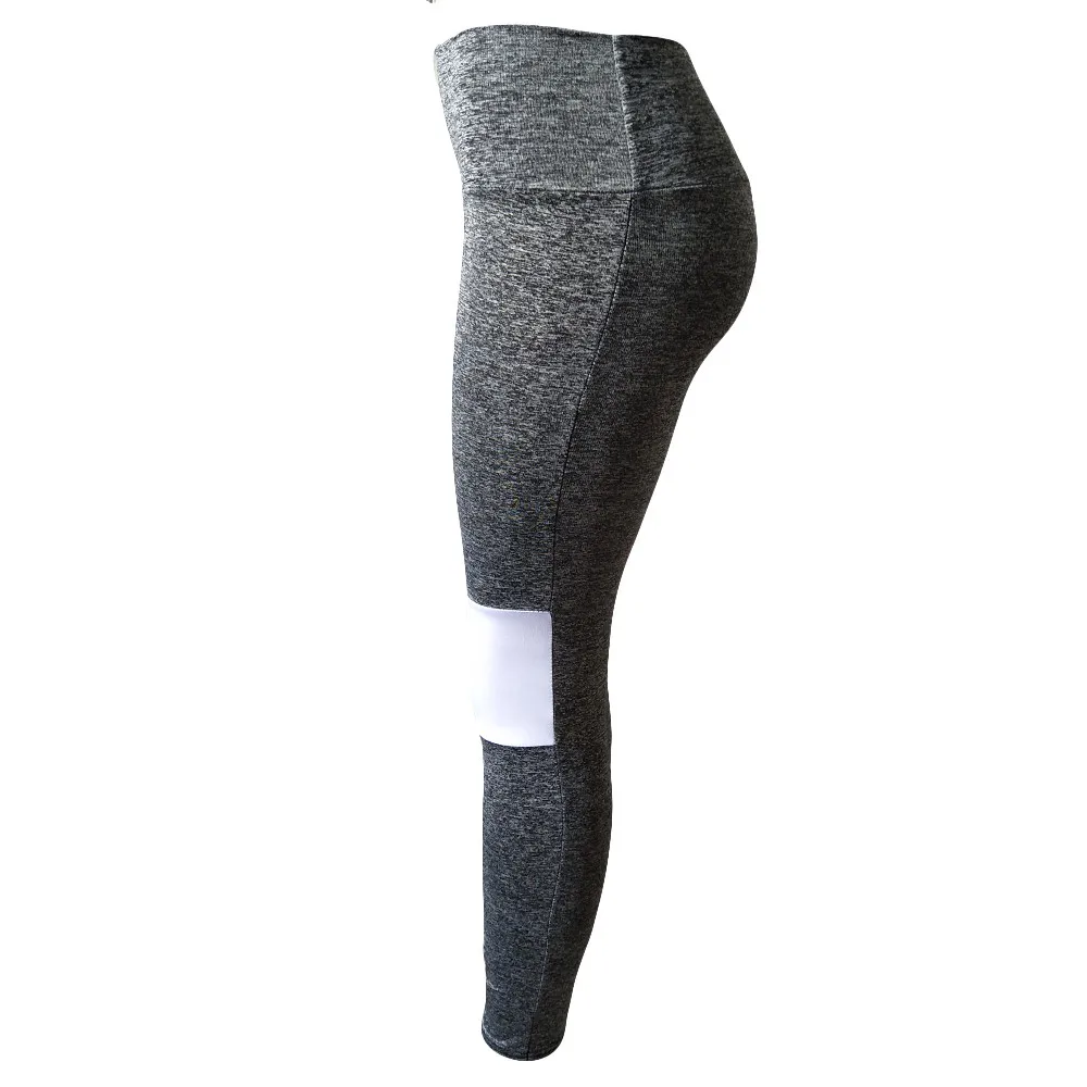 Сетки сплайсинга женские Леггинсы пуш-ап штаны для бодибилдинга высокая