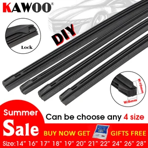 Автомобильная Щетка стеклоочистителя гибридная Авто вставка автомобиля Резиновая полоса (заправка) 8 мм 14 