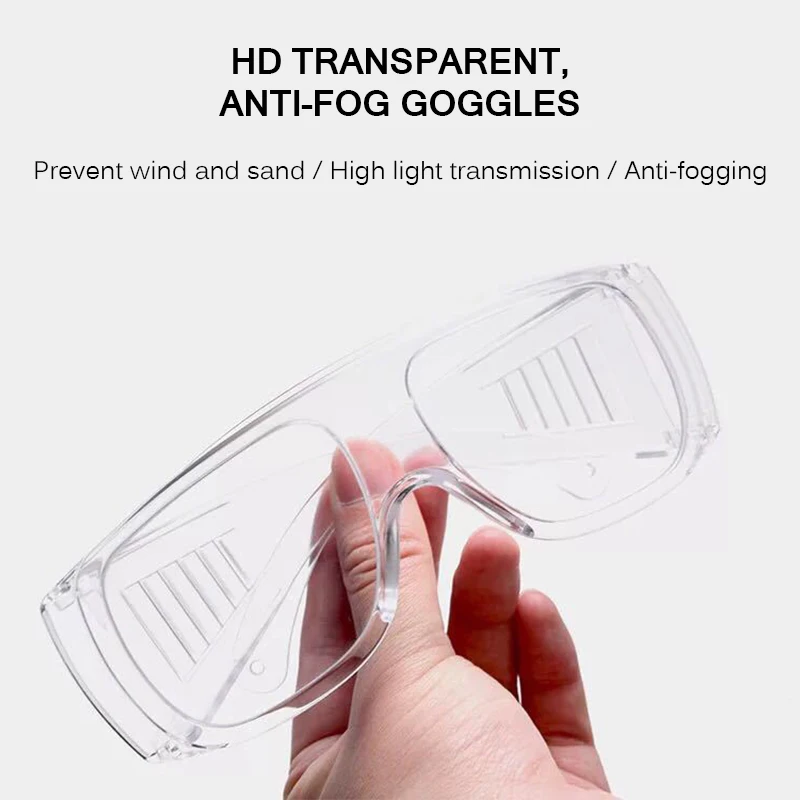 

Safe Eye Protection Goggles Children Protective Glasses Anti-Virus Eyes Unique Louver Transparent Goggles For Droplets Wind